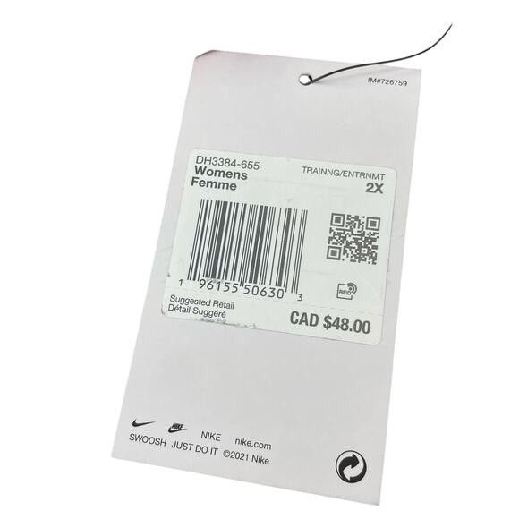 NWT NIKE Dri-FIT Swoosh Women's Medium-Support Padded Sports Bra Plus Size 2X - Picture 4 of 9